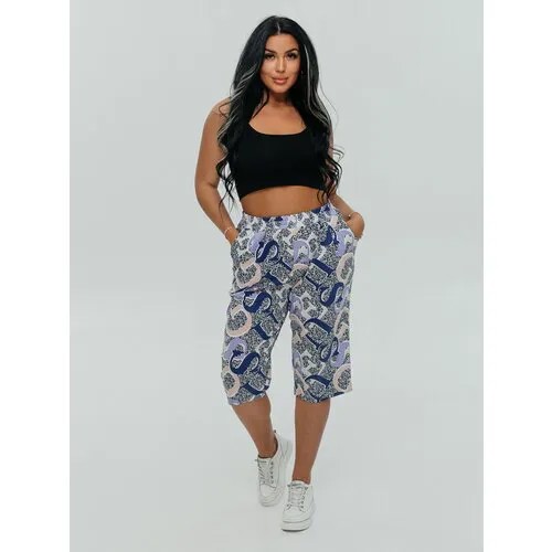 Бриджи LOVETEX.STORE Одежда для женщин, размер 48, фиолетовый
