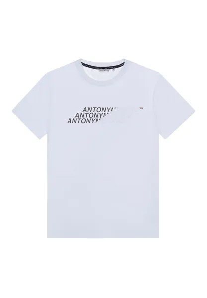 Футболка с принтом Regular Fit Antony Morato, белый