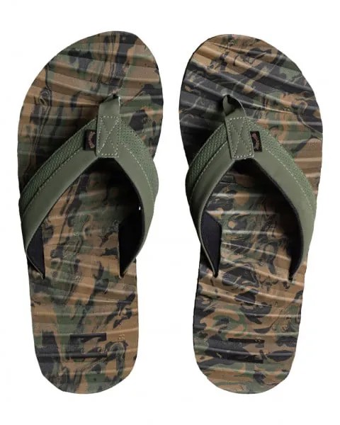 Шлепанцы мужские Billabong C5FF32-BIP2-869 хаки 44 EU