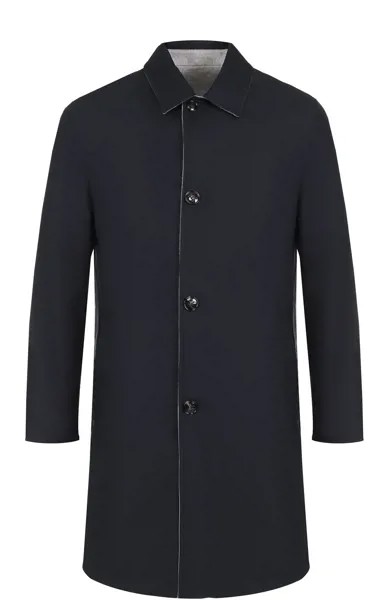 Двухсторонний однобортный плащ  Kiton