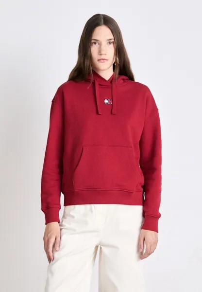Спортивный свитер BADGE HOODIE Tommy Hilfiger, красный
