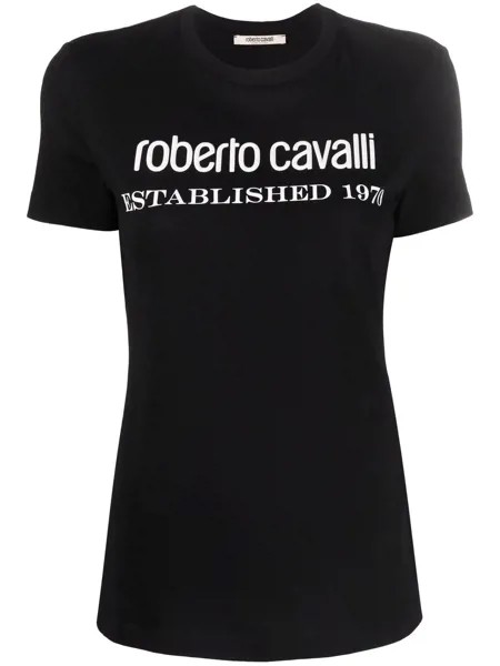 Roberto Cavalli футболка с логотипом