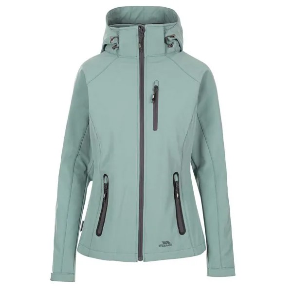 Спортивная куртка Trespass Bela II softshell, зеленый
