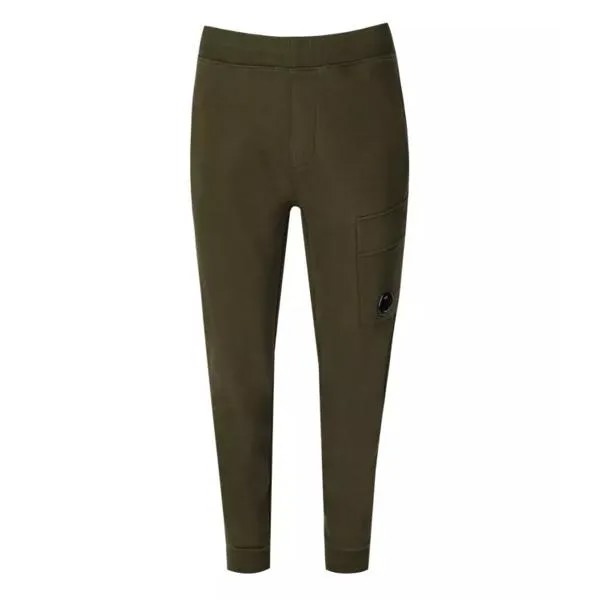 Брюки diagonal raised fleece military sweatpants Cp Company, зеленый