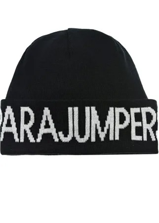 Шерстяная шапка с логотипом на отвороте Parajumpers