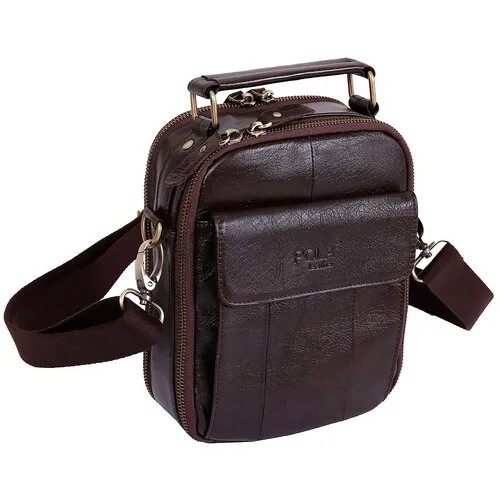 Мужская кожаная сумка POLAR 25031 Brown