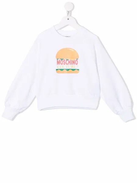 Moschino Kids толстовка с логотипом