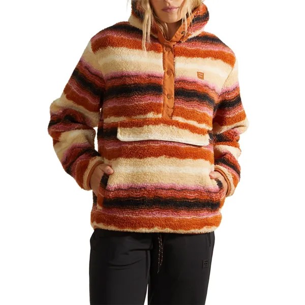 Флисовый пуловер Billabong Switchback, мультиколор