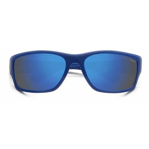 Солнцезащитные очки Polaroid Polaroid PLD 2135/S ZX9 5X PLD 2135/S ZX9 5X, голубой, синий