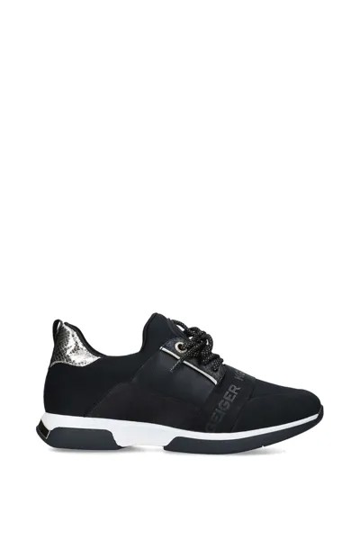 Кроссовки 'Vegan Leo2' Fabric Trainers KG Kurt Geiger, черный