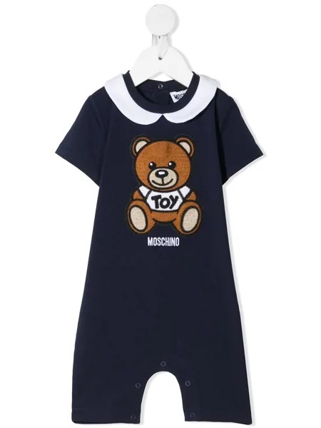 Moschino Kids ромпер с принтом Teddy Bear