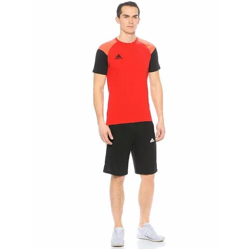 Футболка adidas, размер 46, красный