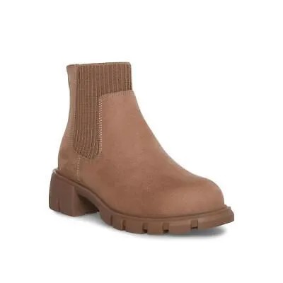 Ботильоны Steve Madden Girls J-Hutch Taupe 4 Medium (B,M) Big Kid BHFO 3658