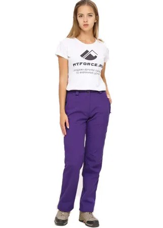 Спортивные брюки MtForce 1851F, фиолетовые, 42 RU