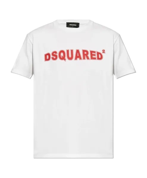 Футболка с логотипом Dsquared2, белый