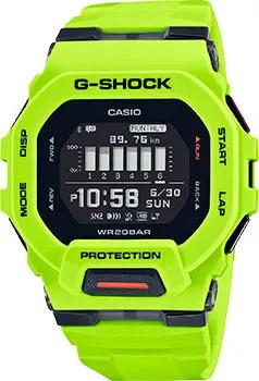 Японские наручные  мужские часы Casio GBD-200-9. Коллекция G-Shock