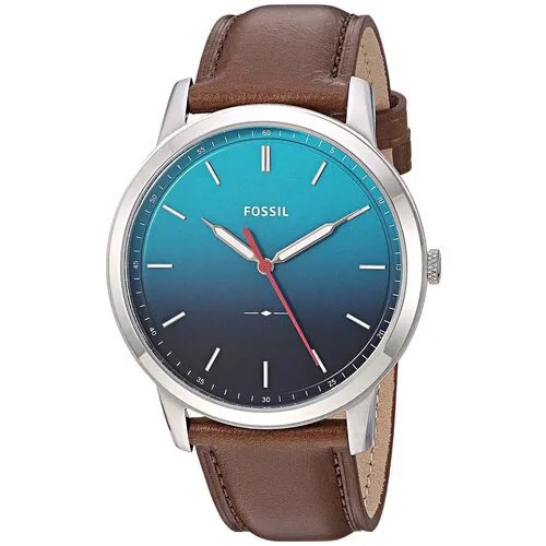 Наручные часы FOSSIL Minimalist, серебряный, голубой