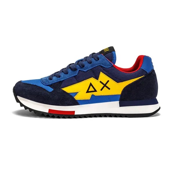 Кроссовки SUN68 Lifestyle Shoes Men Low-top Blue/Red, темно-синий