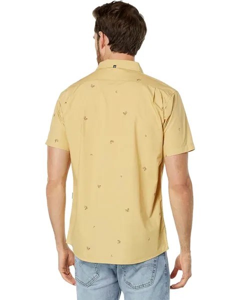 Рубашка VISSLA Plasma Eco Short Sleeve Shirt, золотой