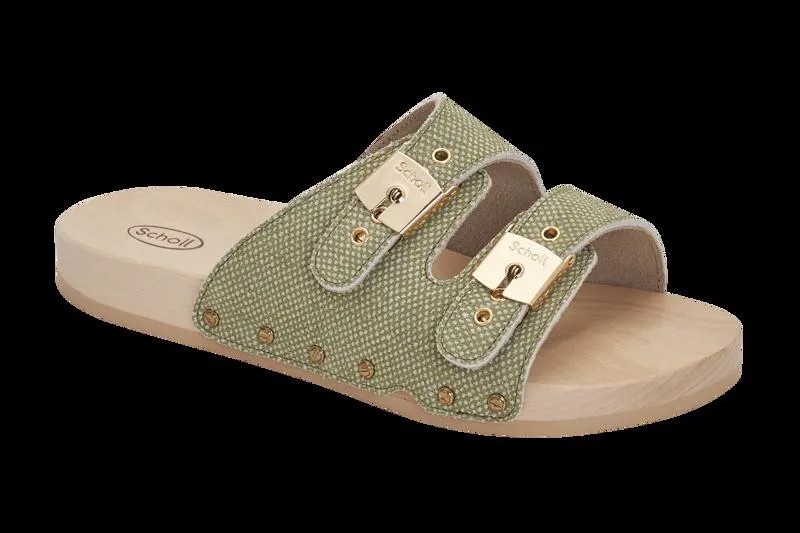 Женские сланцы SCHOLL (PESCURA 2 STRAPS FLEX F298552322), зеленые