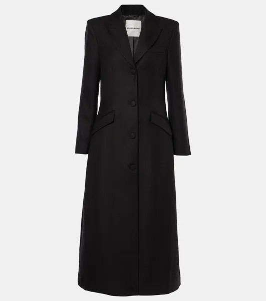 Пальто из твила Roland Mouret, черный