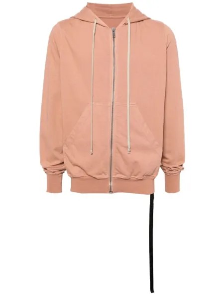Rick Owens DRKSHDW худи с кулиской, розовый