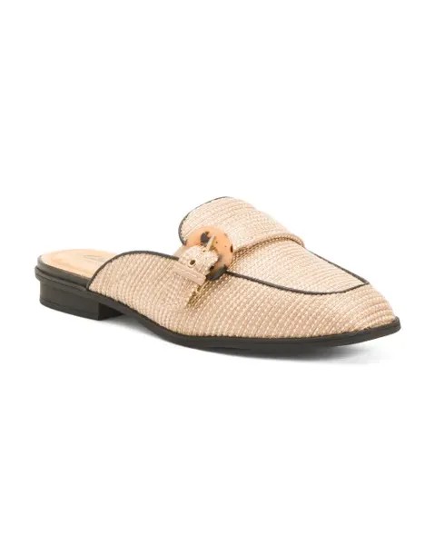 Блестящие мюли Lyrical Clarks, цвет Natural