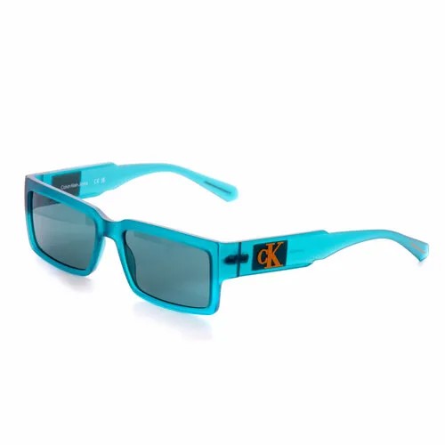 Солнцезащитные очки CALVIN KLEIN, синий, зеленый