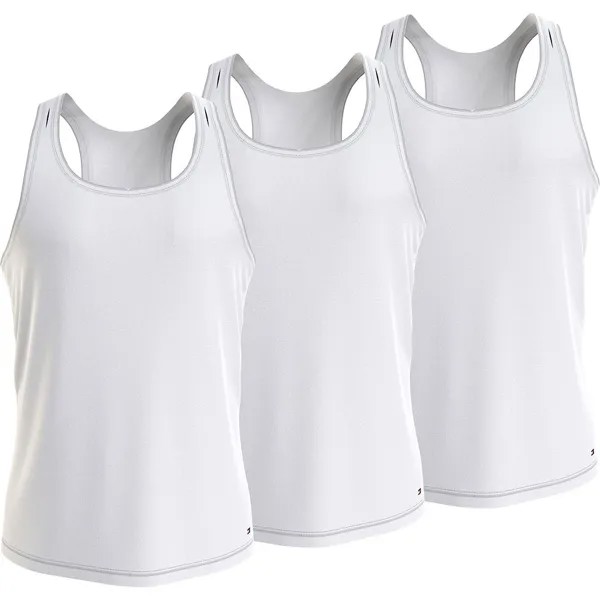 Футболка Tommy Hilfiger UM0UM03179 sleeveless T-shirt 3 units, белый