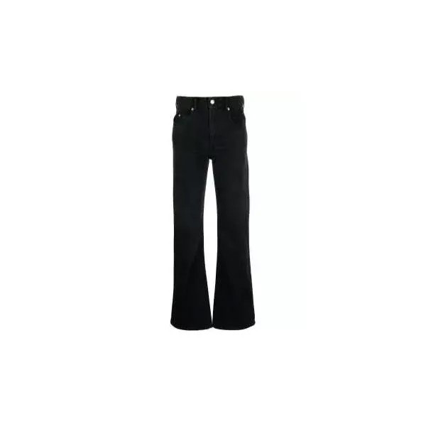 Джинсы high-rise flared denim jeans Etoile Isabel Marant, черный