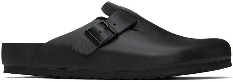 Черные бостонские изысканные лоферы Birkenstock