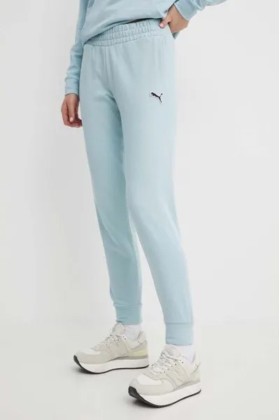 Хлопковые спортивные штаны Puma, синий