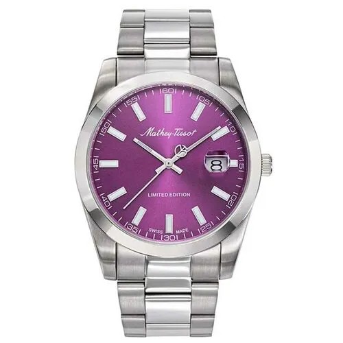Наручные часы Mathey-Tissot Швейцарские наручные часы Mathey-Tissot H451PU, серебряный