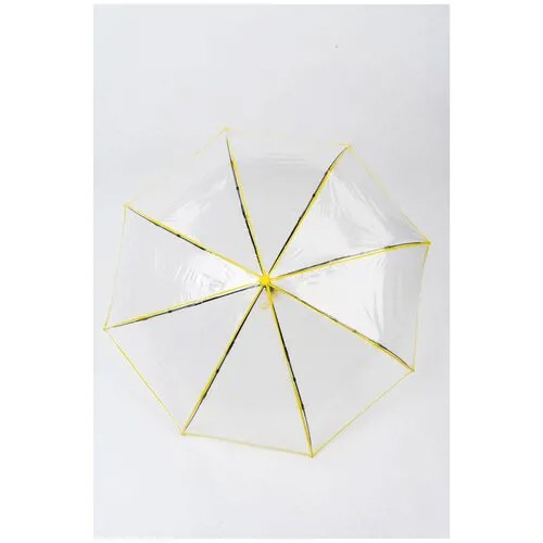 Зонт прозрачный Kawaii Factory KW041-000032 Желтый