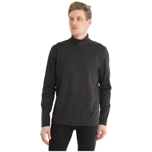 Олимпийка Saucony Sunday 1/4 Zip, силуэт полуприлегающий, размер XL, черный