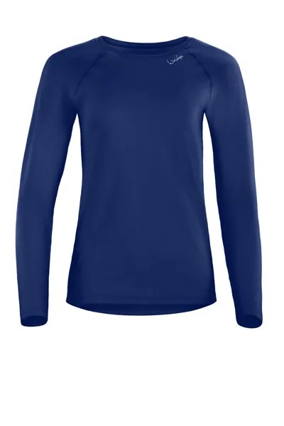Лонгслив Winshape Functional Light and Soft Long Sleeve Top AET118LS, темно синий