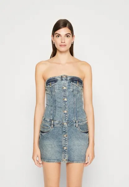 Платье Guess Originals ПЛАТЬЕ БЕЗ БРЕЛЕТКОВ, цвет go vintage tinted me