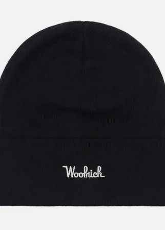 Шапка Woolrich Cotton Wool, цвет чёрный, размер L