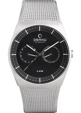 Fashion наручные  мужские часы Obaku V176GMCBMC. Коллекция Mesh