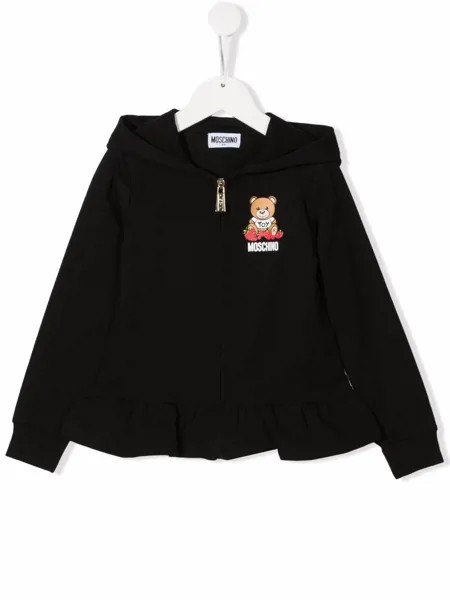 Moschino Kids худи с принтом