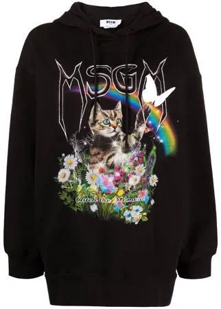 MSGM худи с принтом Catch The Moment