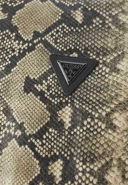 Куртка из искусственной кожи SNAKE BOMBER Guess, коричневый