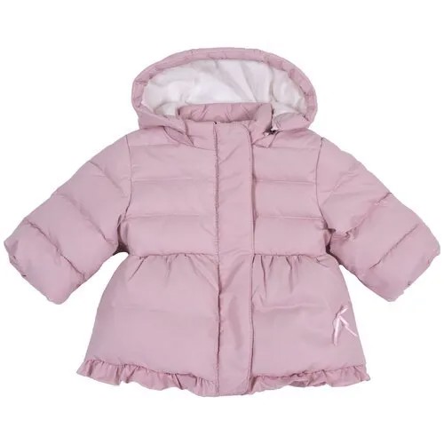 Куртка Chicco для девочек, с пуховым наполнителем, размер 074, цвет розовый