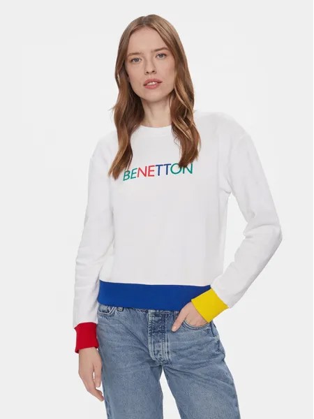 Толстовка обычного кроя United Colors Of Benetton, белый