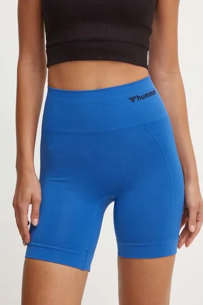 HmlTIF БЕСШОВНЫЕ ШОРТЫ тренировочные шорты Hummel, синий