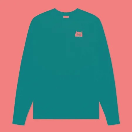 Мужской лонгслив RIPNDIP Lord Nermal Pocket, цвет чёрный, размер S