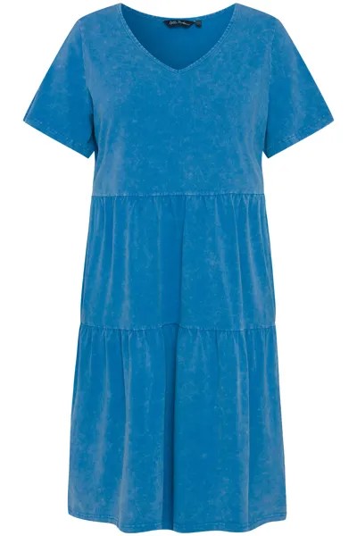 Платье Ulla Popken Jersey, цвет blue denim