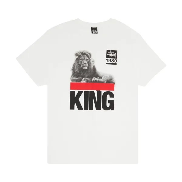 Футболка Stussy King 'White', белый