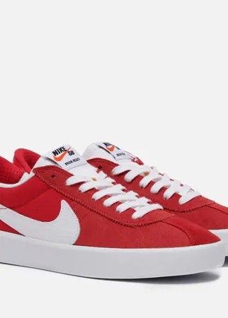 Мужские кроссовки Nike SB Bruin React, цвет красный, размер 45 EU