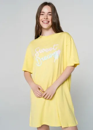 Ночная сорочка женская ТВОЕ желтая XL